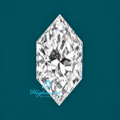 Close-Up of Dutch Marquise Cut Lab Grown Diamond