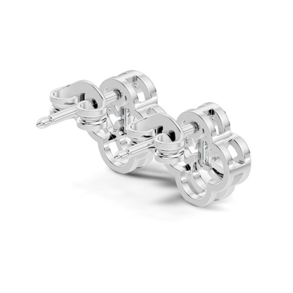 EEmerald Cut Lab Grown & Natural Daimond Unique Delicate Vintage Party Wear Earring For Her