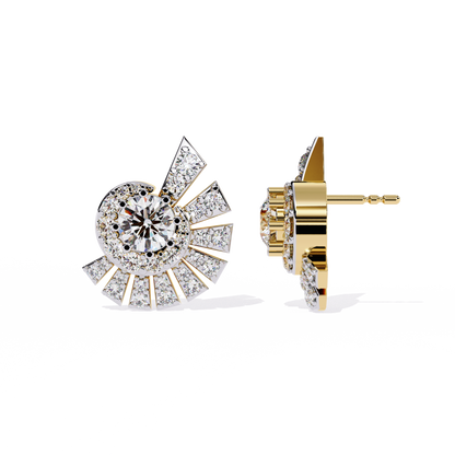 1.66Ct Round Cut Top Grade Diamond Elegant Dainty Perfect Sparkling Cluster Party Wear Stud Earring