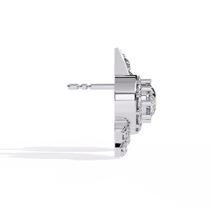 1.66Ct Round Cut Top Grade Diamond Elegant Dainty Perfect Sparkling Cluster Party Wear Stud Earring