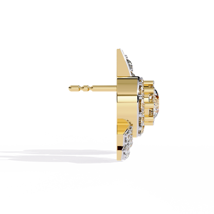 1.66Ct Round Cut Top Grade Diamond Elegant Dainty Perfect Sparkling Cluster Party Wear Stud Earring