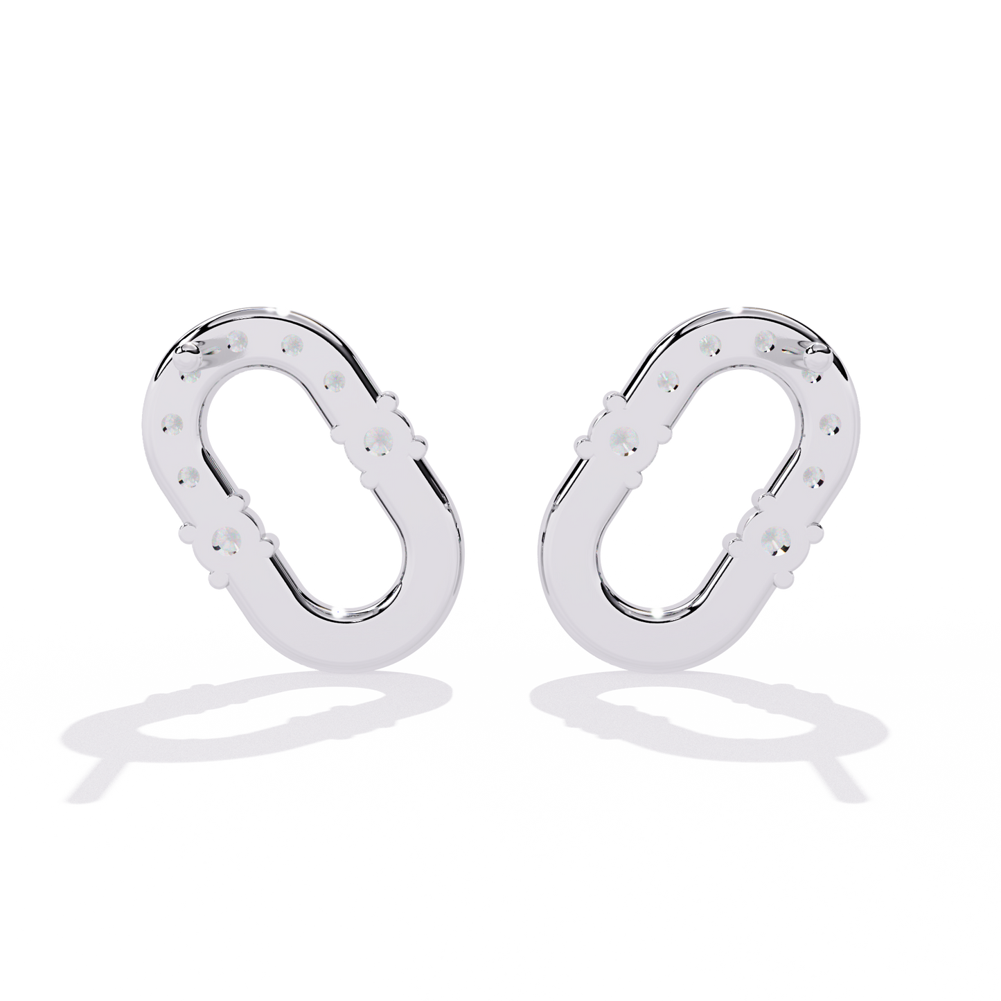 Round Cut Natural & Lab Grown Diamond  Antique Prong Set Unique Party Wear Stud Earring For Her