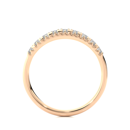 Elegant 0.47 CT Women's Round Diamond Eternity Band Sparkling Circle of Beauty - HIGHCARAT DIAMONDS