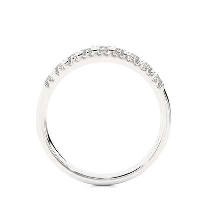 Elegant 0.47 CT Women's Round Diamond Eternity Band Sparkling Circle of Beauty - HIGHCARAT DIAMONDS