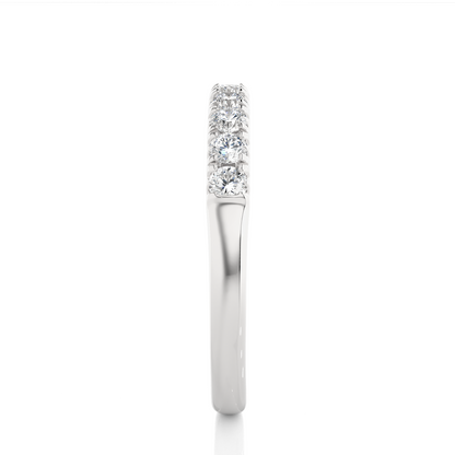 Elegant 0.47 CT Women's Round Diamond Eternity Band Sparkling Circle of Beauty - HIGHCARAT DIAMONDS