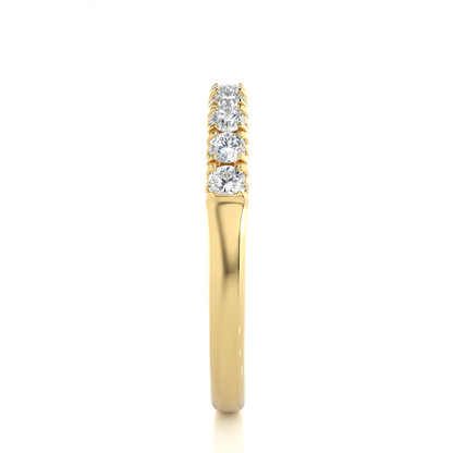 Elegant 0.47 CT Women's Round Diamond Eternity Band Sparkling Circle of Beauty - HIGHCARAT DIAMONDS
