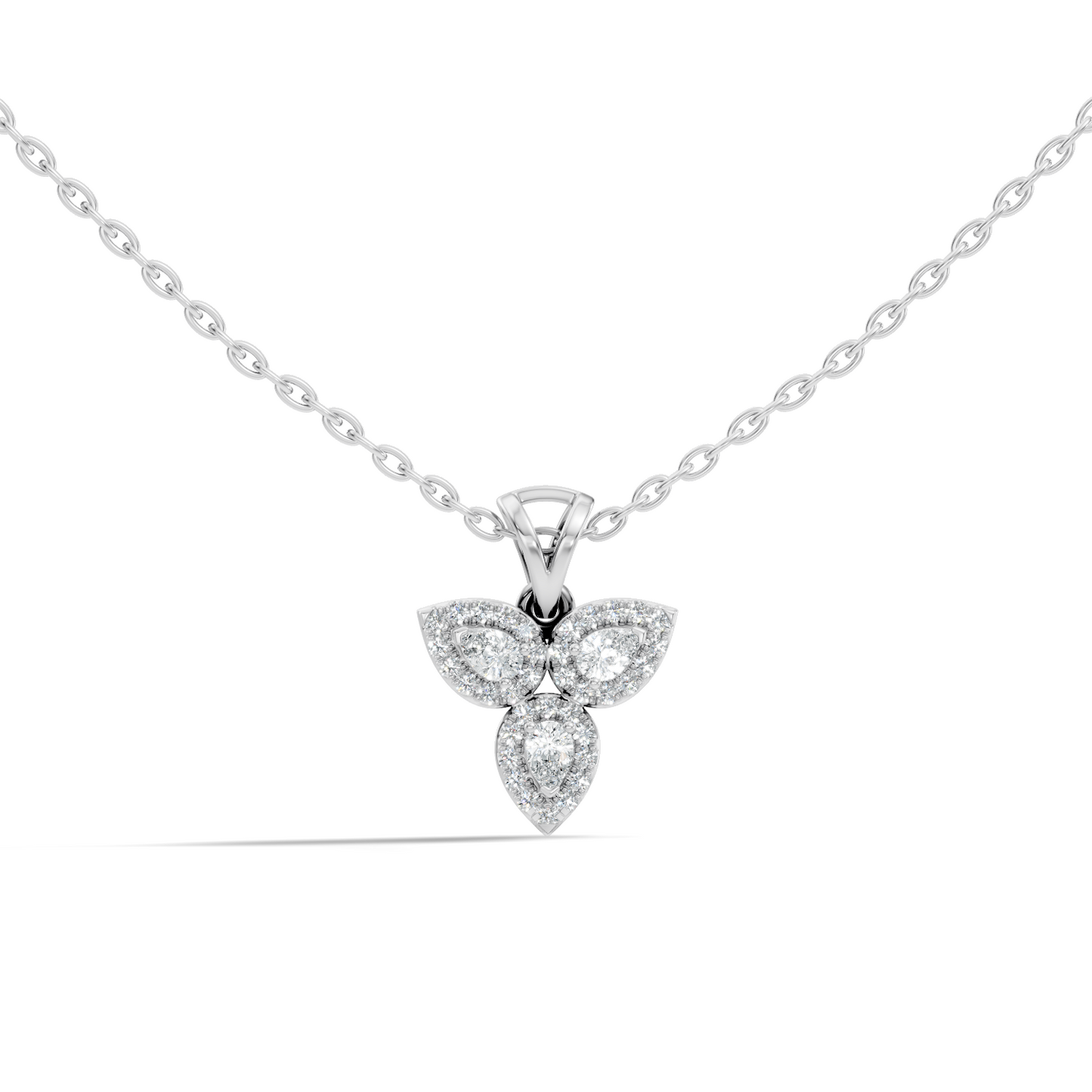 Elegant 0.53 Carat Pear Cut Diamond Pendant Perfect Gift for Women