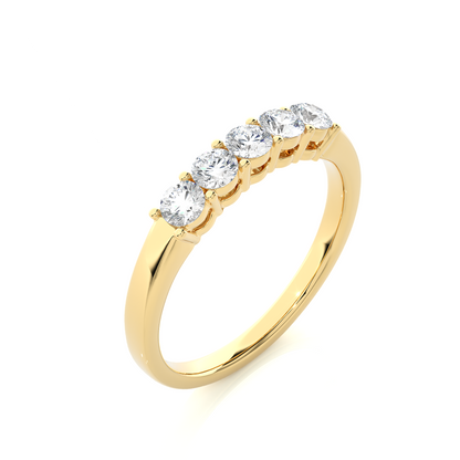 Elegant Eternity Band Ring 0.51 CT Labgrown Diamond Perfect Anniversary Gift For Her - HIGHCARAT DIAMONDS