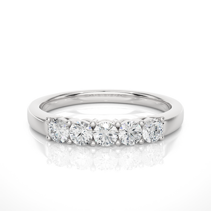 Elegant Eternity Band Ring 0.51 CT Labgrown Diamond Perfect Anniversary Gift For Her - HIGHCARAT DIAMONDS