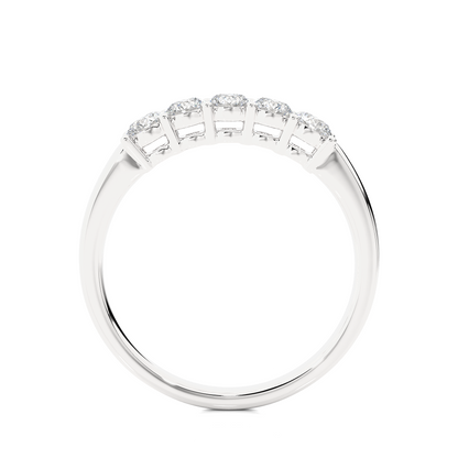 Elegant Eternity Band Ring 0.51 CT Labgrown Diamond Perfect Anniversary Gift For Her - HIGHCARAT DIAMONDS