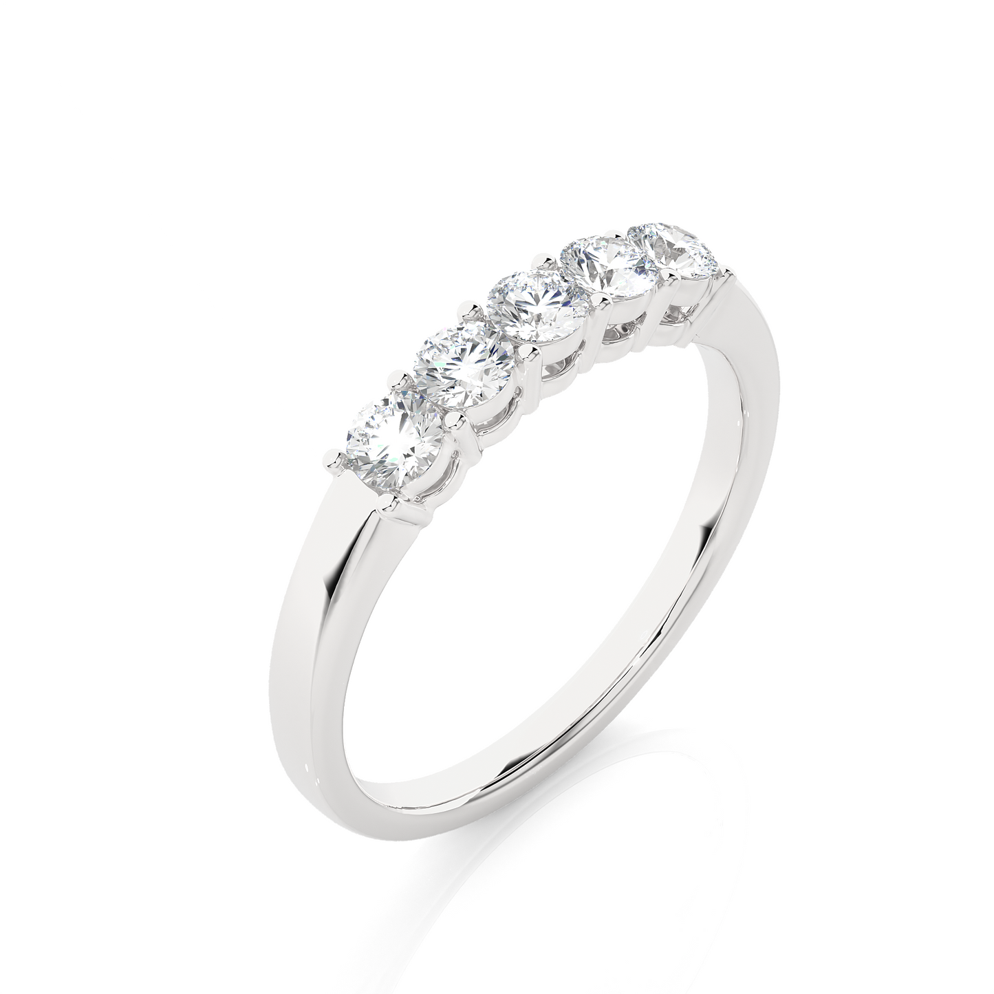 Elegant Eternity Band Ring 0.51 CT Labgrown Diamond Perfect Anniversary Gift For Her - HIGHCARAT DIAMONDS