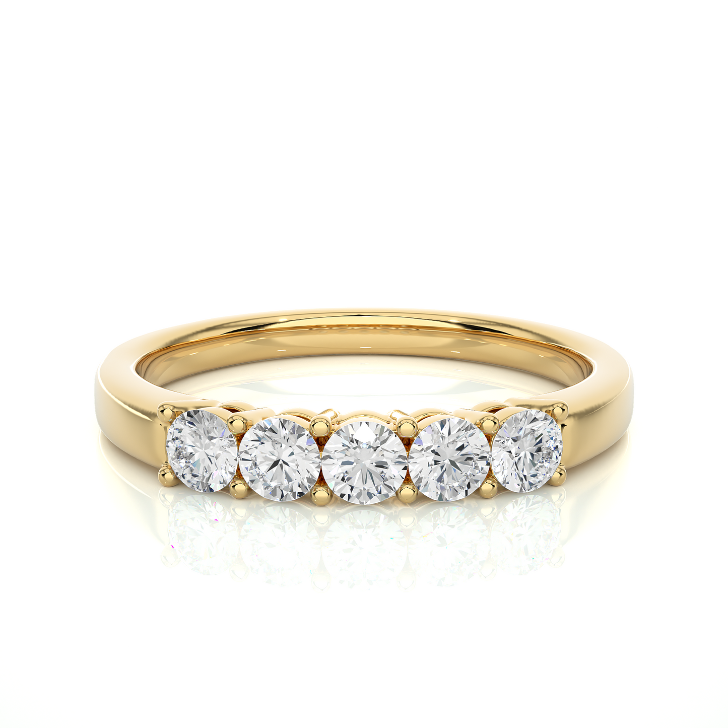 Elegant Eternity Band Ring 0.51 CT Labgrown Diamond Perfect Anniversary Gift For Her - HIGHCARAT DIAMONDS