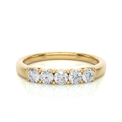 Elegant Eternity Band Ring 0.51 CT Labgrown Diamond Perfect Anniversary Gift For Her - HIGHCARAT DIAMONDS