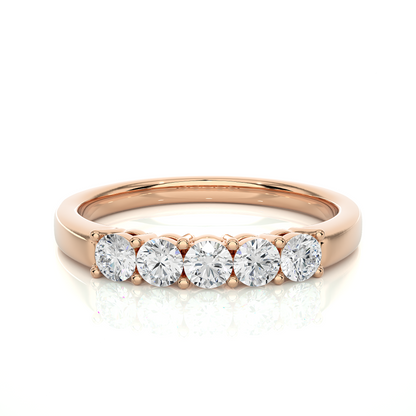 Elegant Eternity Band Ring 0.51 CT Labgrown Diamond Perfect Anniversary Gift For Her - HIGHCARAT DIAMONDS