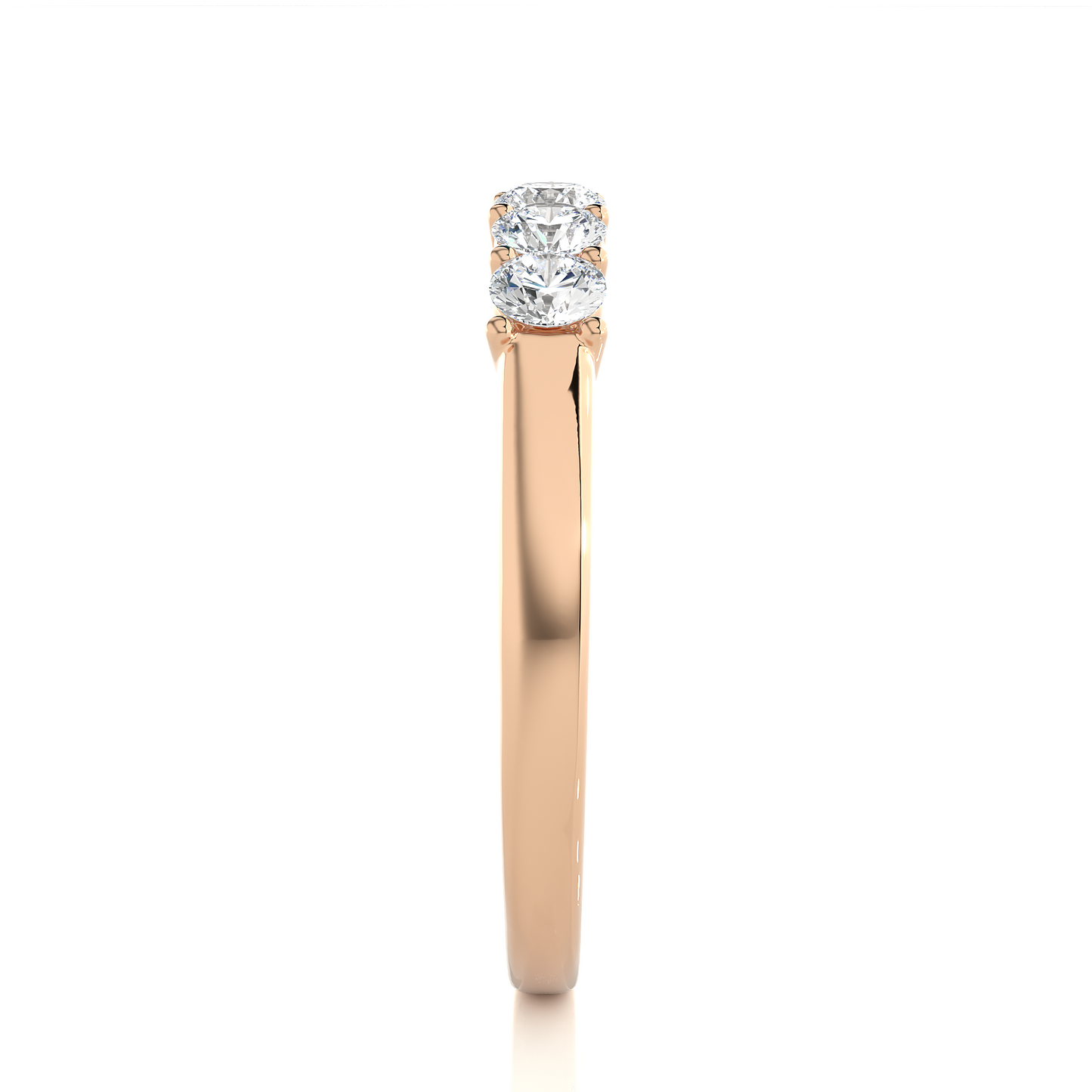 Elegant Eternity Band Ring 0.51 CT Labgrown Diamond Perfect Anniversary Gift For Her - HIGHCARAT DIAMONDS