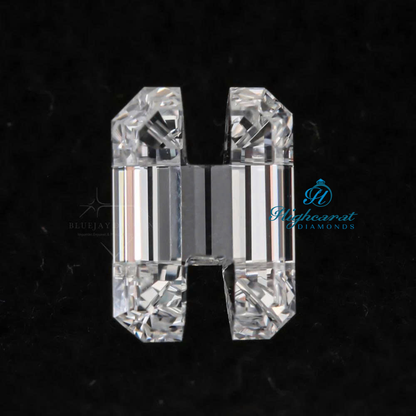 Elegant H-Letter Diamond  Perfect for Custom Pendants, Rings & Minimalist Designs