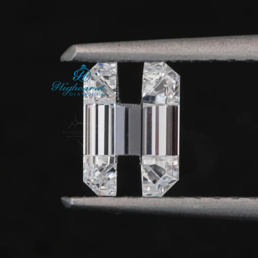 Elegant H-Letter Diamond  Perfect for Custom Pendants, Rings & Minimalist Designs