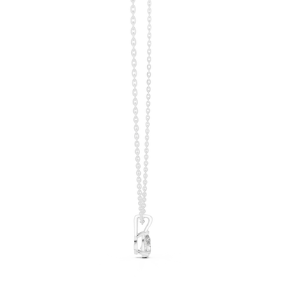 Elegant Pear Cut Labgrown Diamond Solitaire Pendant For Her In 14K Solid Yellow Gold