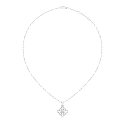 Elegant  Round Diamond Pendant 0.25 Carat Minimalist Handmade Necklace Pendant Jewelry