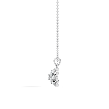 Elegant Women's Diamond Pendant 0.81 Carat Minimalist Handmade Necklace Pendant For Her