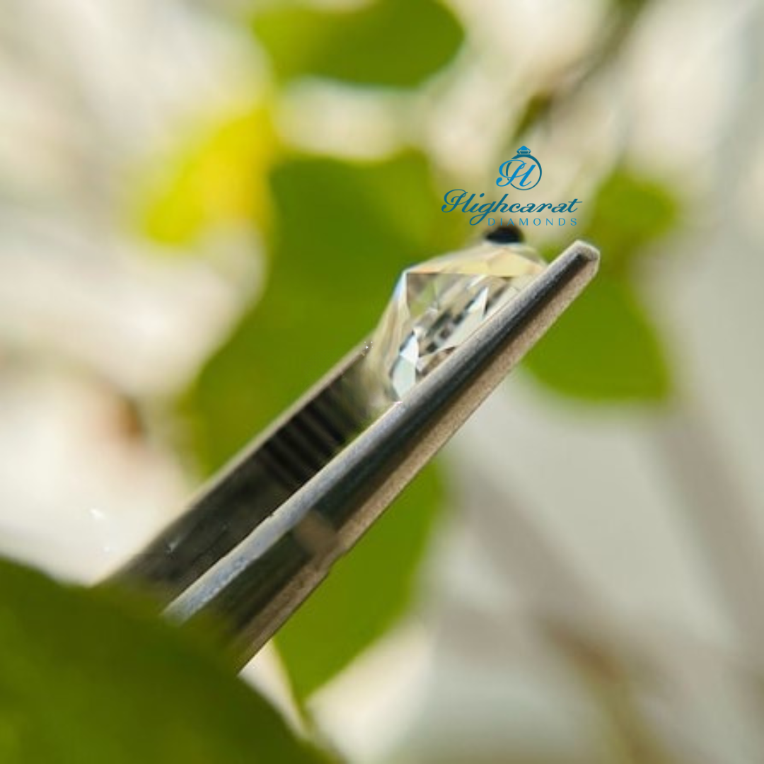 Premium elongated cushion diamond showcasing balanced brilliance, fire, and scintillation