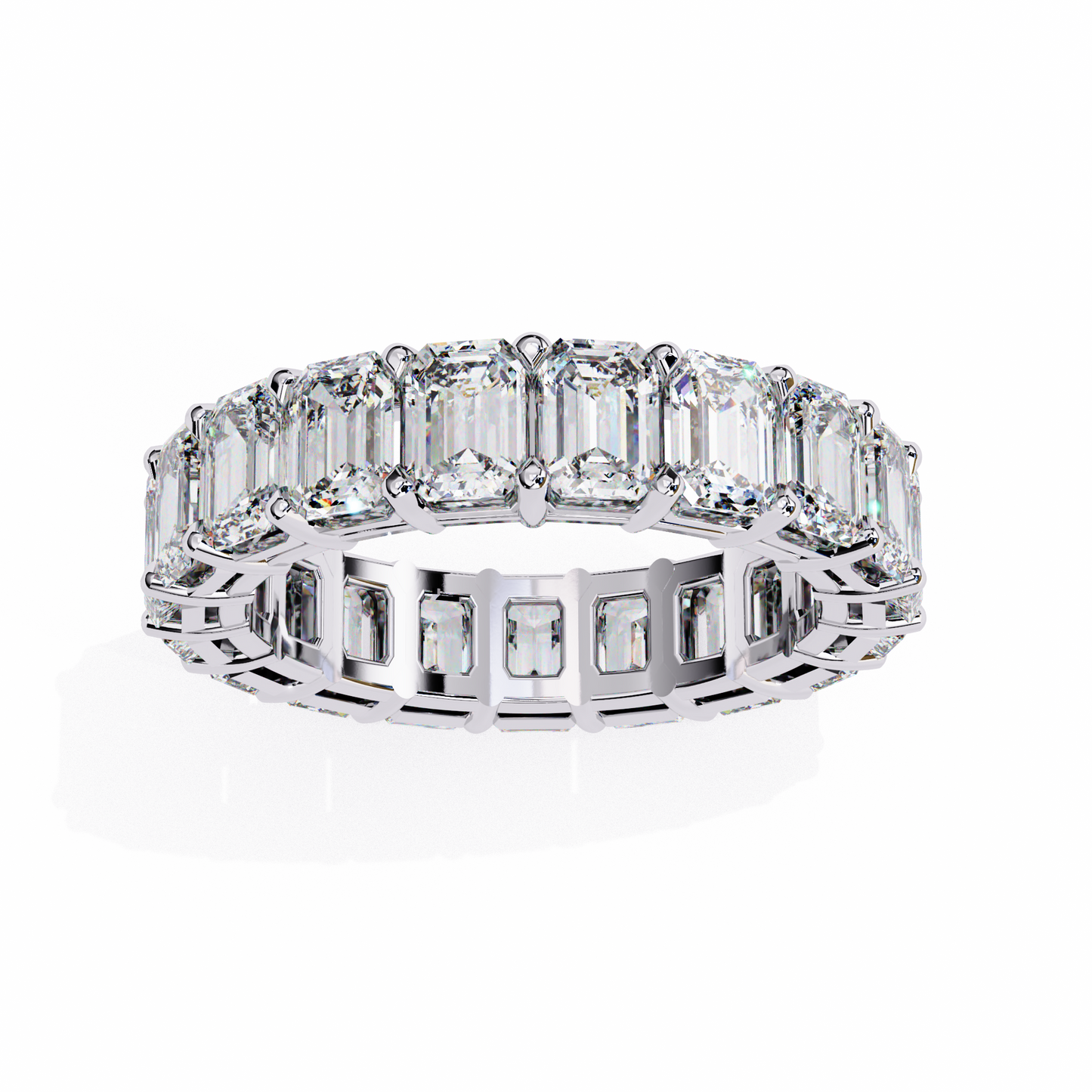 Anniversary eternity ring with lab grown diamonds
