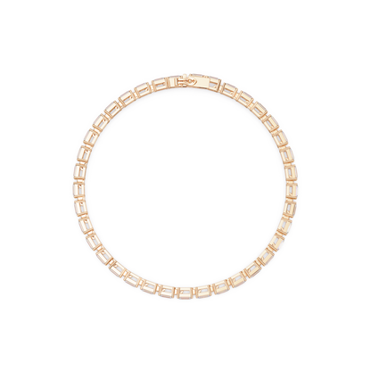 Emerald Cut Lab grown Diamond Tennis Bracelet - HIGHCARAT DIAMONDS
