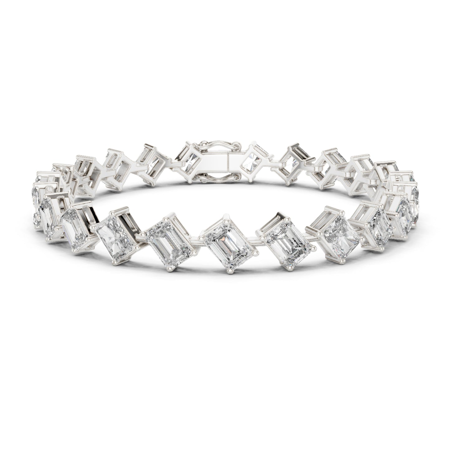 Vintage 15.79 Round Cut Lab Grown & Natural Diamond Unique Delicate Classic Dainty Stackable Tennis Bracelet For Her - HIGHCARAT DIAMONDS