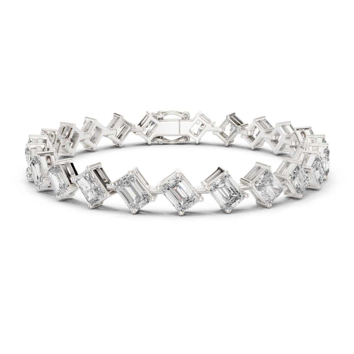 Vintage 15.79 Round Cut Lab Grown & Natural Diamond Unique Delicate Classic Dainty Stackable Tennis Bracelet For Her - HIGHCARAT DIAMONDS