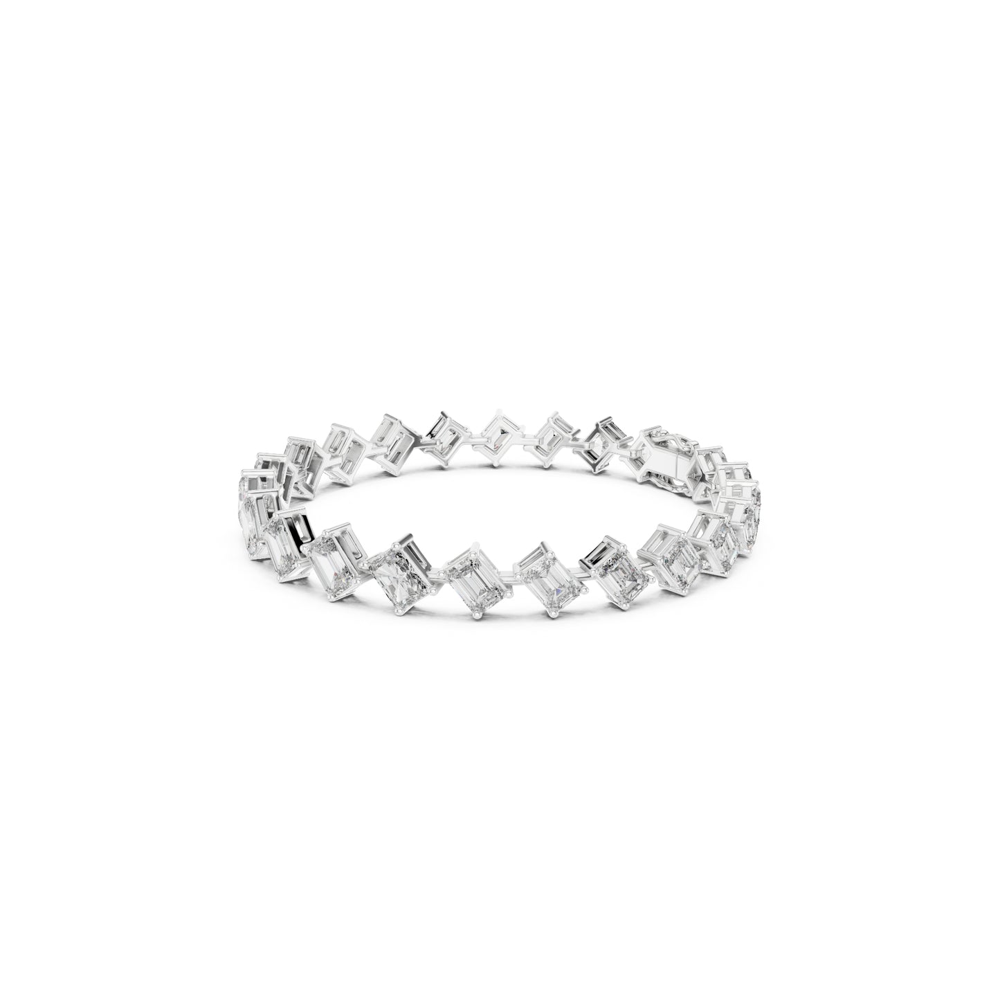 Vintage 15.79 Round Cut Lab Grown & Natural Diamond Unique Delicate Classic Dainty Stackable Tennis Bracelet For Her - HIGHCARAT DIAMONDS