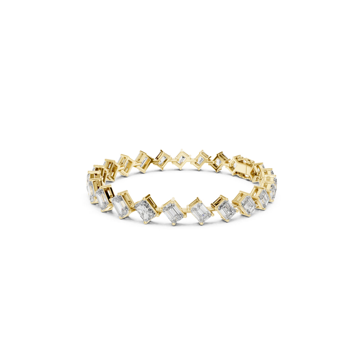 Vintage 15.79 Round Cut Lab Grown & Natural Diamond Unique Delicate Classic Dainty Stackable Tennis Bracelet For Her - HIGHCARAT DIAMONDS