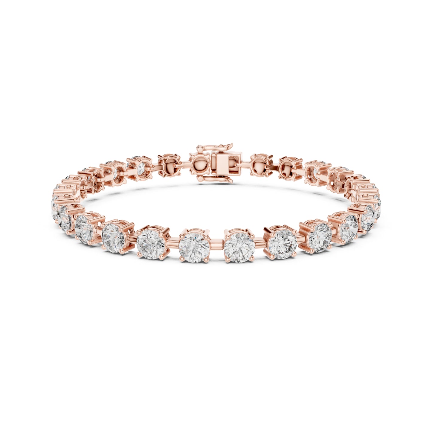 10.50Ct Round Cut High Quality Lab Grown Diamond Unique Delicate Sparkling Vintage Tennis Bracelet