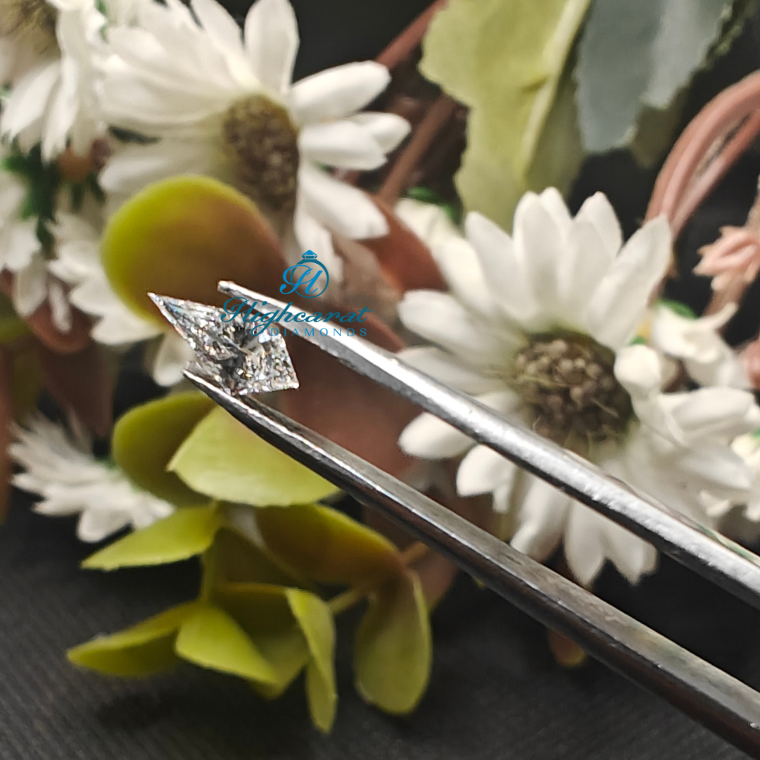 Colorless Kite Cut Labgrown Loose Diamond For A Statement Jewelry Collection - HIGHCARAT DIAMONDS