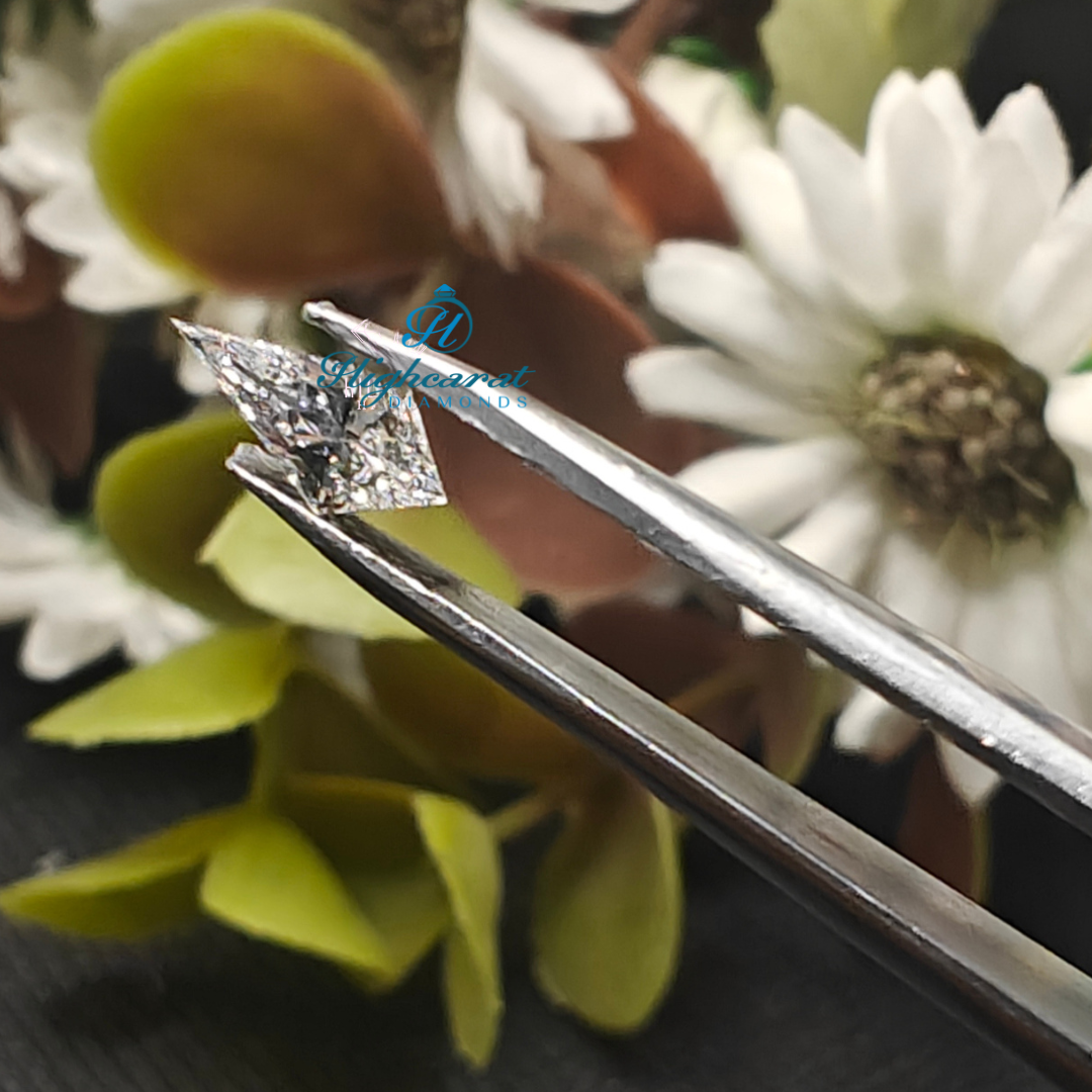 Colorless Kite Cut Labgrown Loose Diamond For A Statement Jewelry Collection - HIGHCARAT DIAMONDS