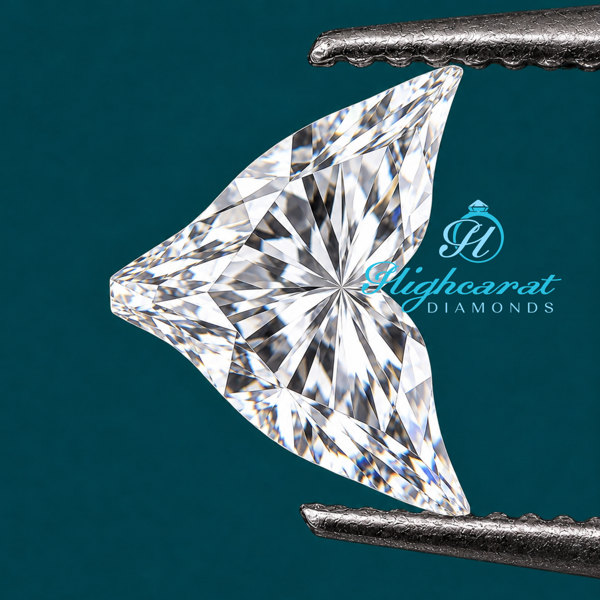 Unique Fish Tail Shape Lab Grown Diamond
