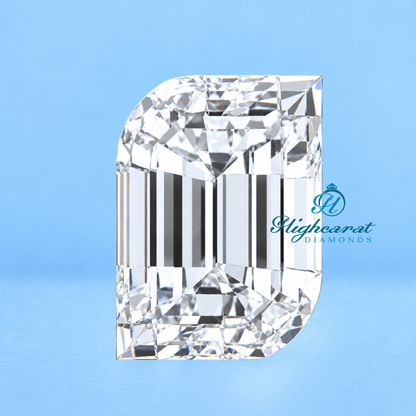 Flame Cut Fancy Shape Lab Grown Diamond