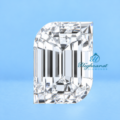 Flame Cut Fancy Shape Lab Grown Diamond