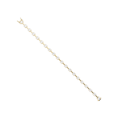 Floating Lab Grown Round Diamond Line Bracelet - HIGHCARAT DIAMONDS