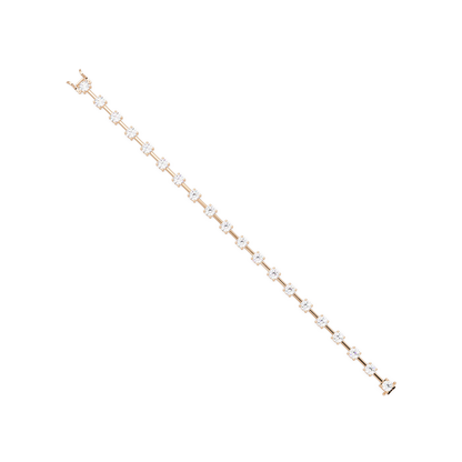 Floating Lab Grown Round Diamond Line Bracelet - HIGHCARAT DIAMONDS