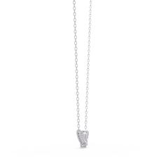 Floral Cluster Lab-Grown Diamond Necklace in White Gold - HIGHCARAT DIAMONDS