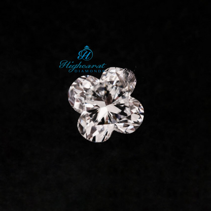 Loose Floral Shape Diamond showcasing geometric flower inspired faceting