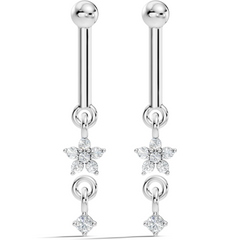 18k Solid Gold Round Shape Natural & Lab Grown Diamond New Classic Studs Women Diamond Earrings - HIGHCARAT DIAMONDS