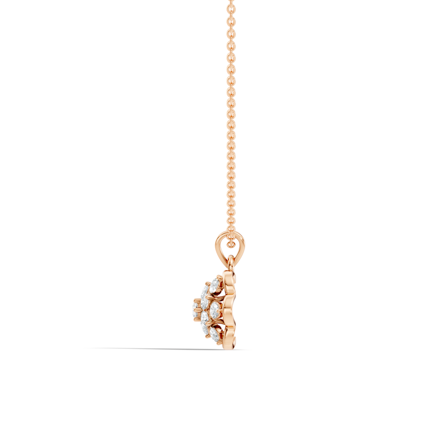 Elegant Women's Diamond Pendant 0.81 Carat Minimalist Handmade Necklace Pendant For Her - HIGHCARAT DIAMONDS