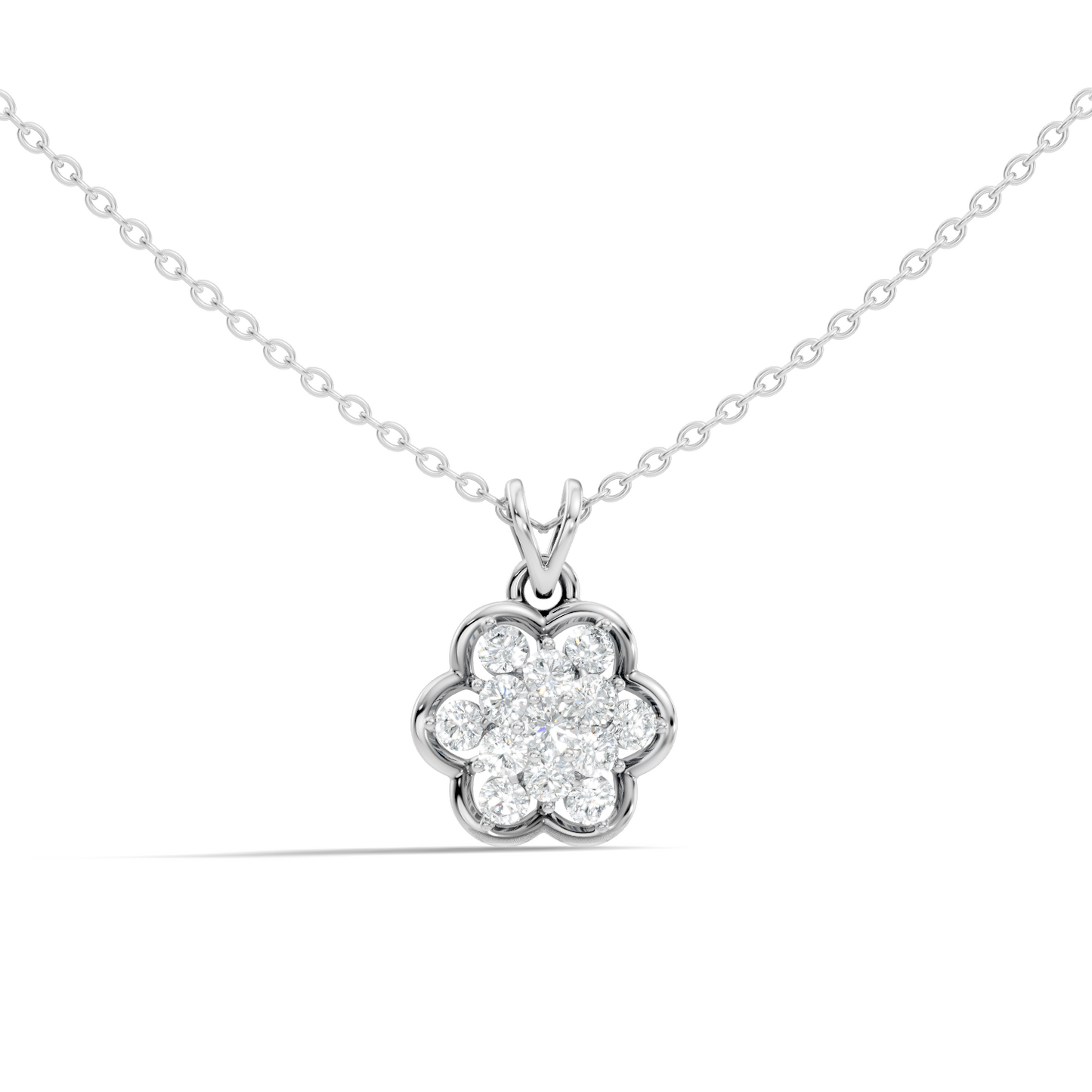 Elegant Women's Diamond Pendant 0.81 Carat Minimalist Handmade Necklace Pendant For Her - HIGHCARAT DIAMONDS