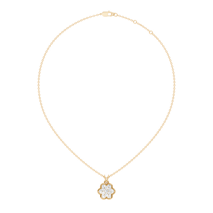 Elegant Women's Diamond Pendant 0.81 Carat Minimalist Handmade Necklace Pendant For Her - HIGHCARAT DIAMONDS