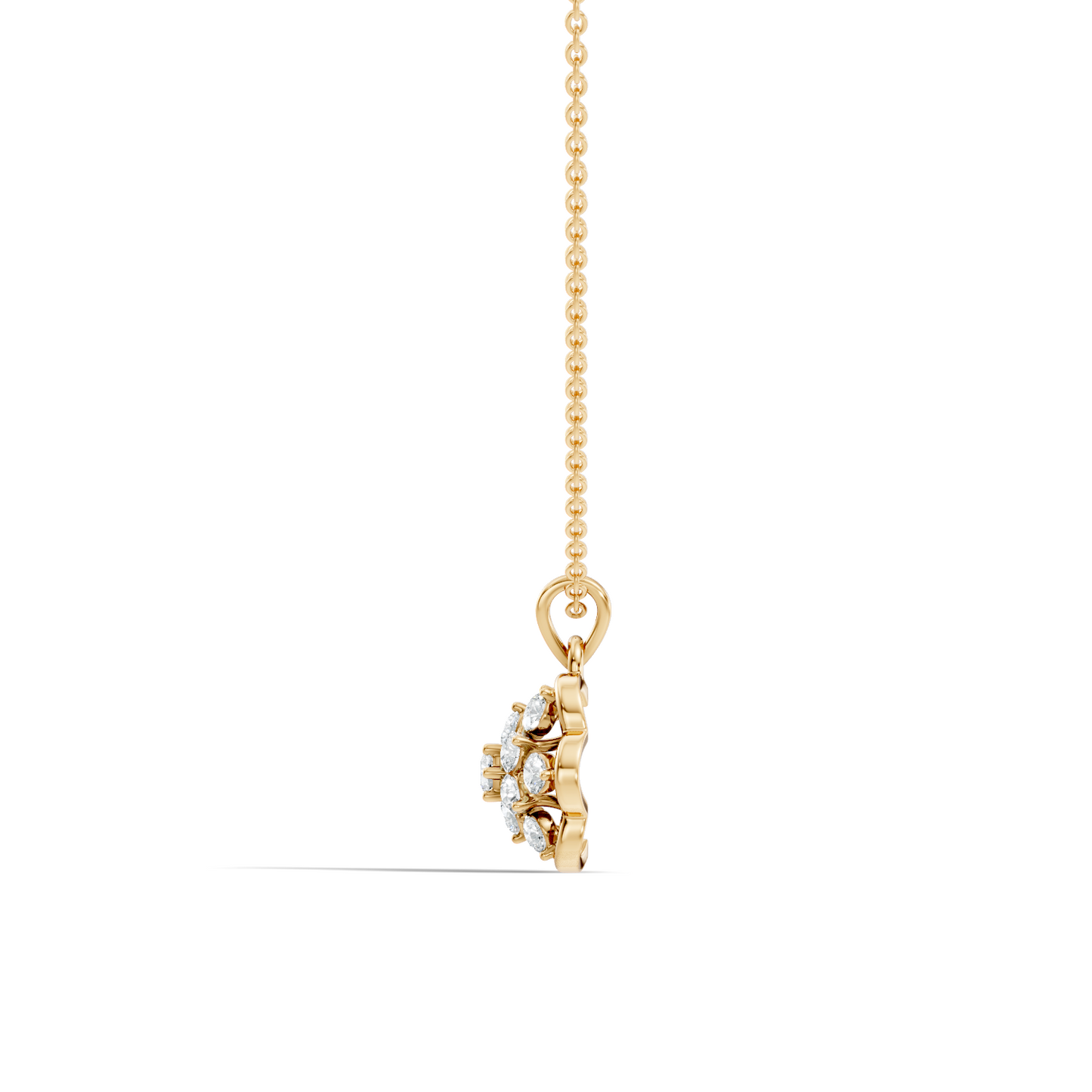 Elegant Women's Diamond Pendant 0.81 Carat Minimalist Handmade Necklace Pendant For Her - HIGHCARAT DIAMONDS