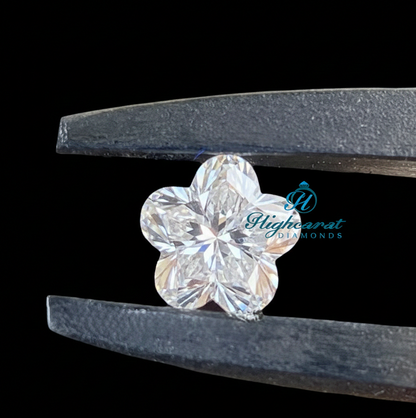 Flower Shape Top Grade Lab Grown Antique Loose Diamond Crafted with Nature’s Grace - HIGHCARAT DIAMONDS