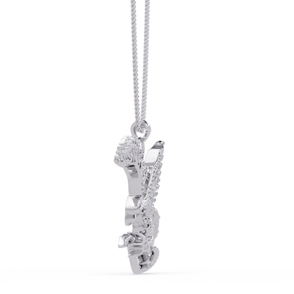 Flying Eagle Statement Lab Diamond Pendant Necklace - HIGHCARAT DIAMONDS
