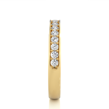 Full Eternity Round Shaped Wedding Band For Womens  in 14K Solid With Natural Or Lab Diamonds - HIGHCARAT DIAMONDS