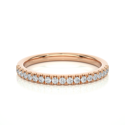 Full Eternity Wedding Band With Round Labgrown Diamonds Classic And Timeless Design - HIGHCARAT DIAMONDS